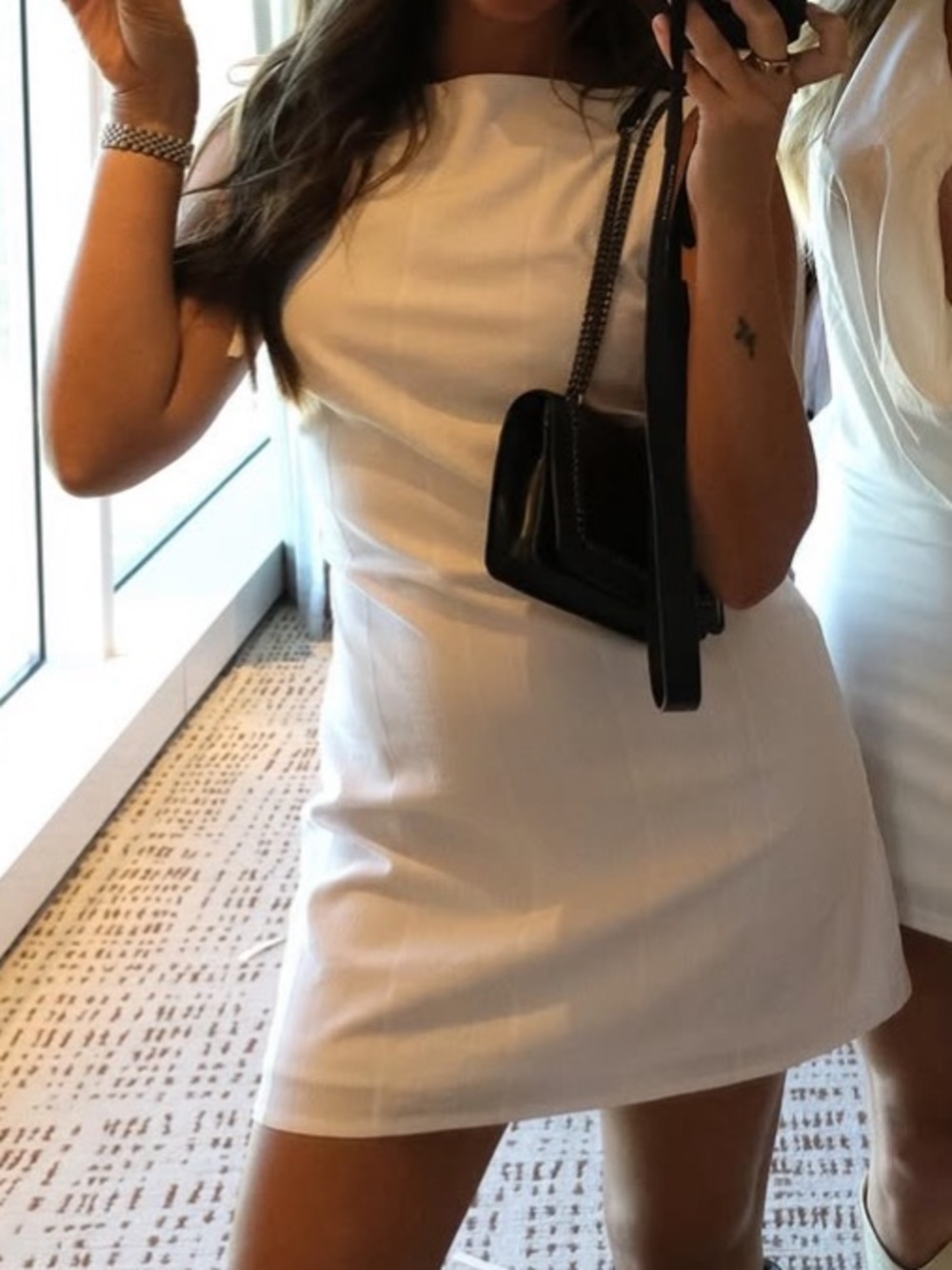 Princess Polly White Tie-Shoulder Mini Dress